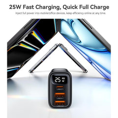 Cargador Yesido YC120C de 25 W con pantalla ...