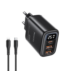 Cargador digital Yesido YC120L de 25 W con U...