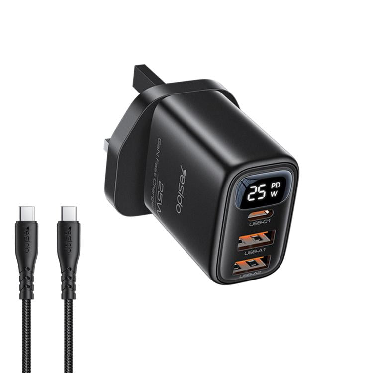 Cargador digital Yesido YC163C de 25 W con c...
