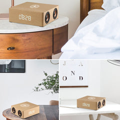 Q5A Pantalla de reloj táctil de madera multi...
