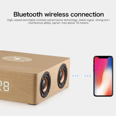Q5A Pantalla de reloj táctil de madera multi...