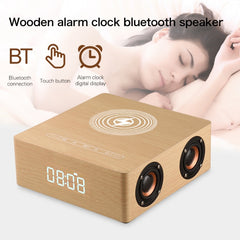 Q5A Pantalla de reloj táctil de madera multi...