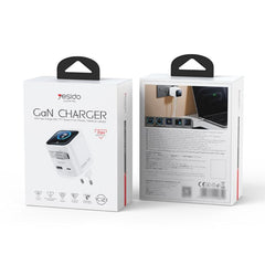 Cargador rápido Yesido de 70 W con pantalla ...