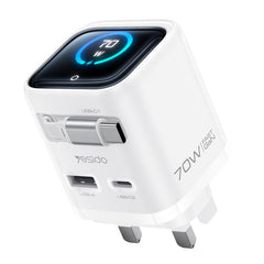 Cargador rápido Yesido de 70 W con pantalla ...