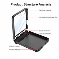 Funda para teléfono plegable magnética de co...