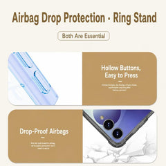 Funda para teléfono GKK con airbag y anillo ...