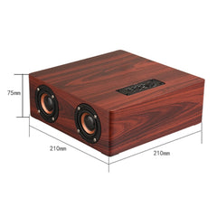 Altavoz Bluetooth de madera Q5, compatible c...