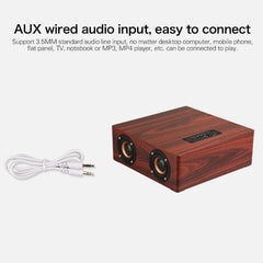 Altavoz Bluetooth de madera Q5, compatible c...