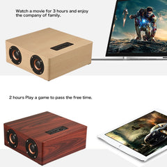 Altavoz Bluetooth de madera Q5, compatible c...