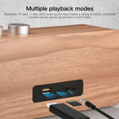 Q7 Subwoofer Altavoz Bluetooth de madera, co...