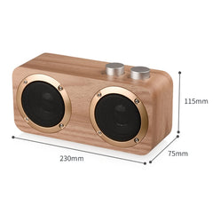 Q7 Subwoofer Altavoz Bluetooth de madera, co...