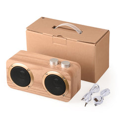 Q7 Subwoofer Altavoz Bluetooth de madera, co...