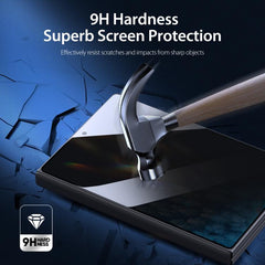 5 láminas de vidrio templado HD anti-espía D...