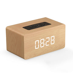 W5C Subwoofer Reloj de madera Altavoz Blueto...