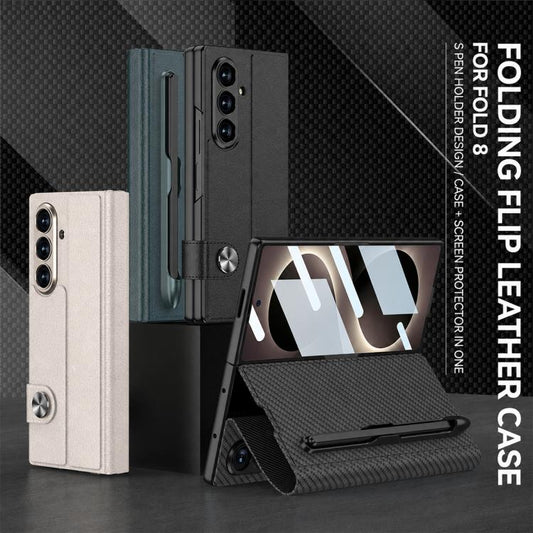 GKK Integrated Flip Leather Phone Case with ...
