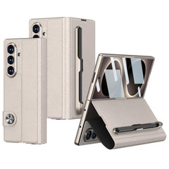 GKK Integrated Flip Leather Phone Case with ...