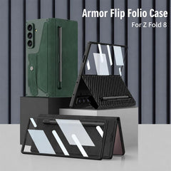 GKK Integrated Armor Flip Leather Case with ...