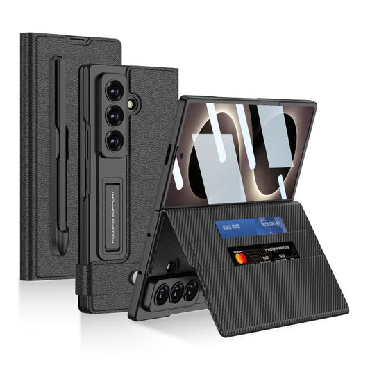 GKK Integrated Flip Wallet Leather Phone Cas...