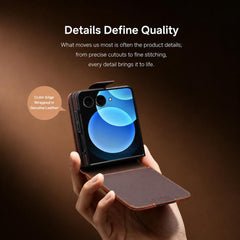 QIALINO Classic Gen2 Genuine Leather Phone C...