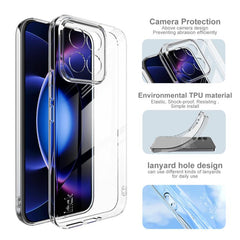 Funda protectora de TPU transparente ultrade...