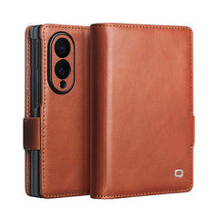 Funda para teléfono QIALINO de piel auténtic...