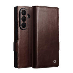 Funda para teléfono QIALINO de piel auténtic...