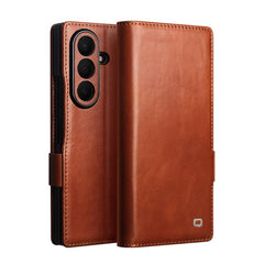 Funda para teléfono QIALINO de piel auténtic...