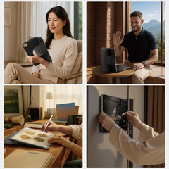 Funda para tablet PC con soporte para teclad...