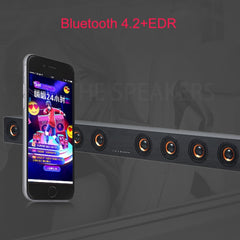 D90 Subwoofer Altavoz Bluetooth 4.2 de mader...