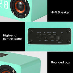 Subwoofer Altavoz Bluetooth 4.2 de madera