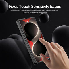 Funda plegable para teléfono GKK con bisagra...