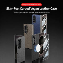 Funda magnética para teléfono GKK de cuero s...