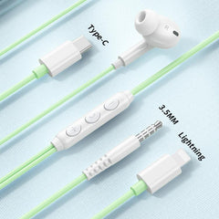 Auriculares con cable WK YB13 Macaron Series...