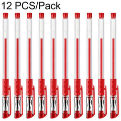 Juego de 12 bolígrafos de gel con punta de bala de 0,5 mm.
