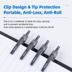 Bolígrafo de gel retráctil con punta de 0,5 mm (paquete de 12 unidades)