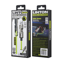 Cable de datos WK WDC-81i tipo C y USB a soporte de 8 pines