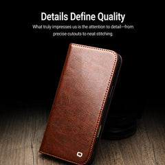 Funda para teléfono QIALINO Classic de piel ...