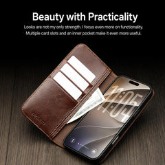 Funda para teléfono QIALINO Classic de piel ...