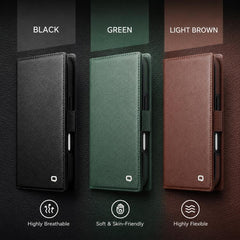 Funda magnética desmontable 2 en 1 de piel a...