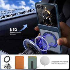 Kalebol MagSafe Metal Ring Holder Phone Case...