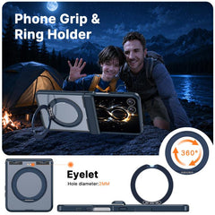 Kalebol MagSafe Metal Ring Holder Phone Case...