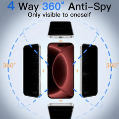 XDcase 2 PCS/Pack Silk-Printed 360 Anti-Spy ...
