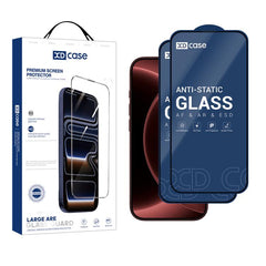 XDcase 2 PCS/Pack Silk-Printed HD Tempered G...