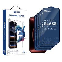 XDcase 5 PCS/Pack Silk-Printed HD Tempered G...