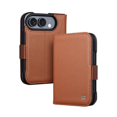 Funda para teléfono de cuero genuino QIALINO...