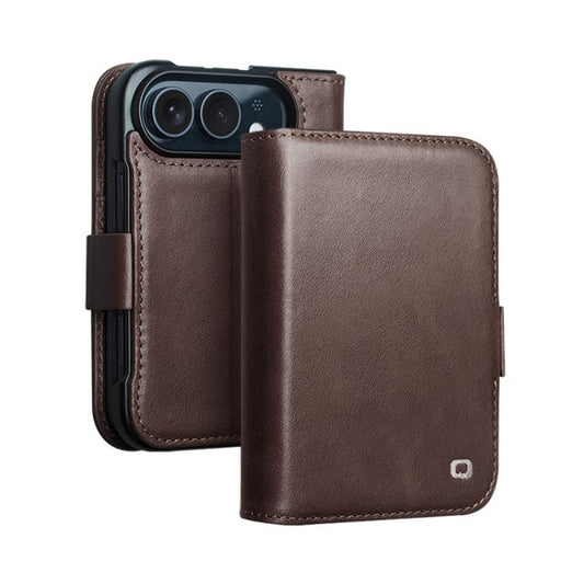 Funda para teléfono QIALINO de piel auténtic...
