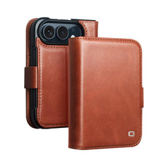 Funda para teléfono QIALINO de piel auténtic...