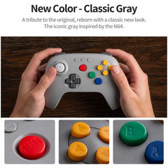 Mando de juegos Bluetooth 8BitDo para N64   ...