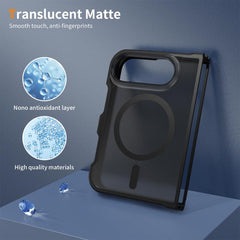 XDcase Skin Feel Frosted PC Hybrid TPU Magne...