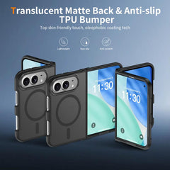 XDcase Skin Feel Frosted PC Hybrid TPU Magne...